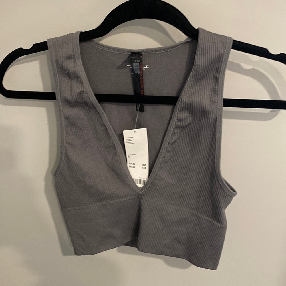 Urban Outfitters Grey crop top